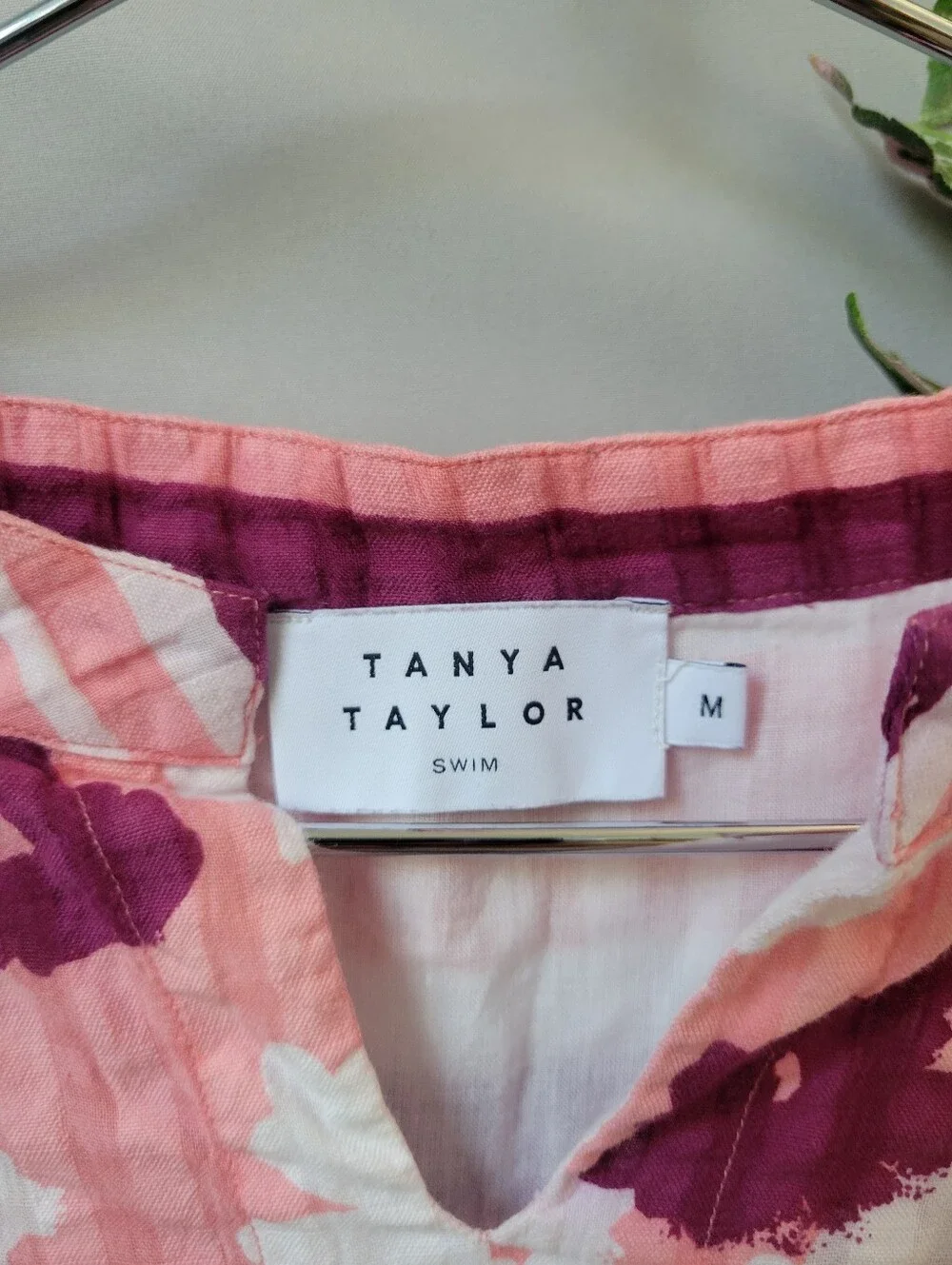 Tanya Taylor Mini Evelyn Floral Swim Beach Cover Up M